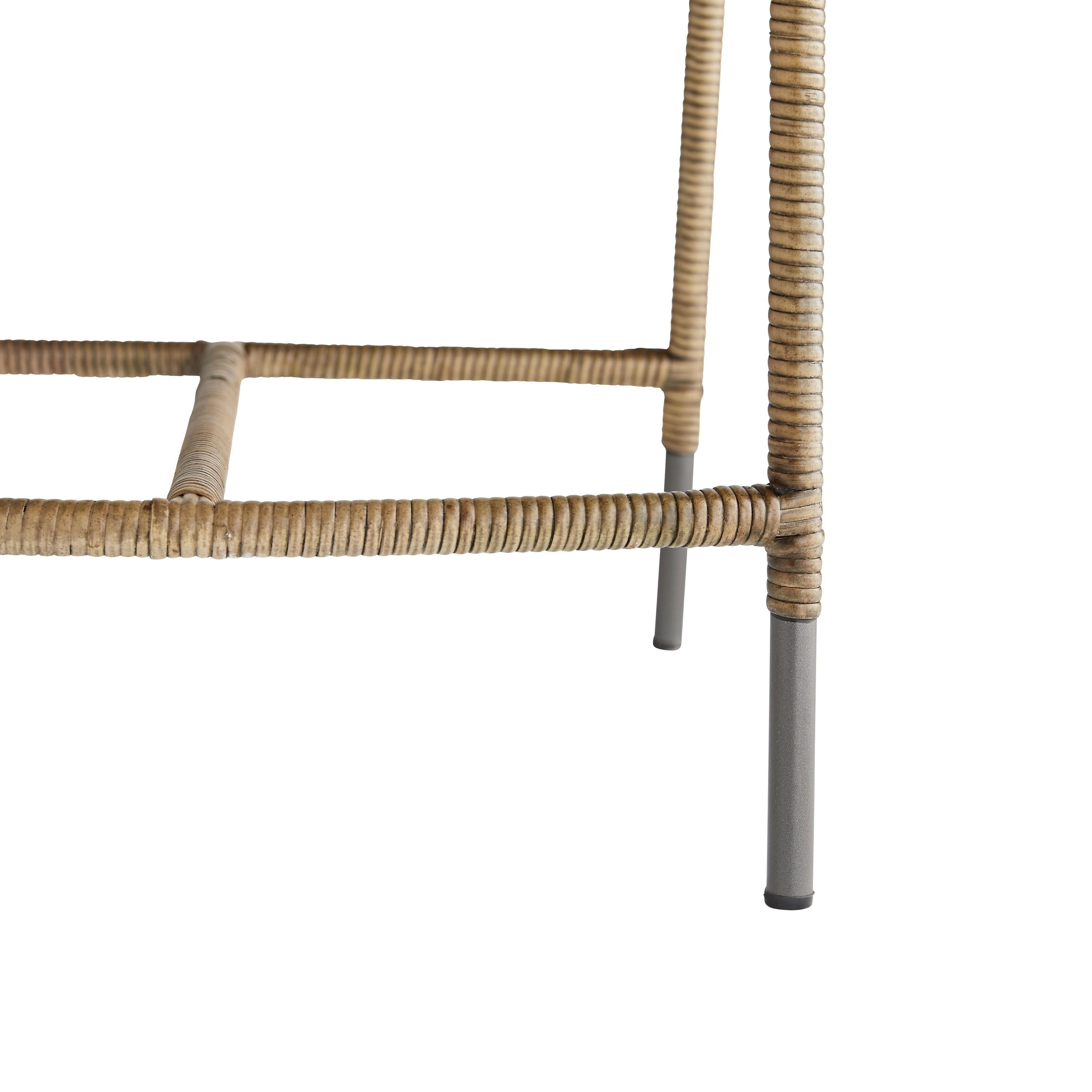 Contemporary Cameron Counter Stool 5564 - Chestnut Wash, Rattan Peel For Sale