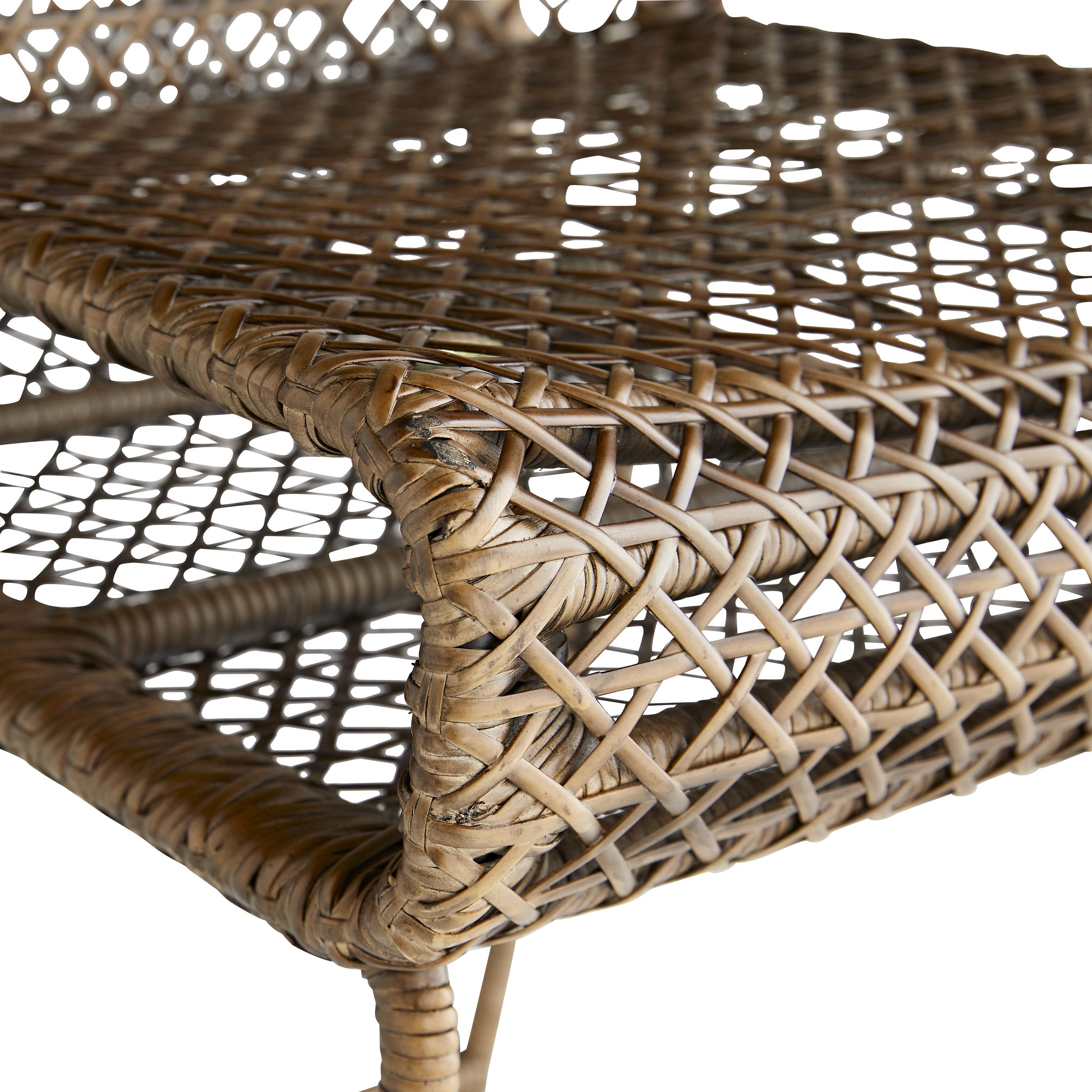 Cameron Counter Stool 5564 - Chestnut Wash, Rattan Peel For Sale 2