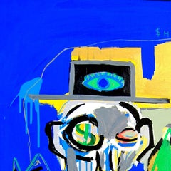 Face of Greed, Mixed Media on Canvas