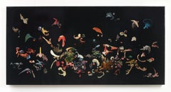 "ASYMPTOTIC FREEDOM" Abstract Painting 48" x 96" inch by Cameron Michel