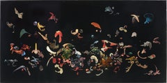 "ASYMPTOTIC FREEDOM" Abstract Painting 48" x 96" inch by Cameron Michel