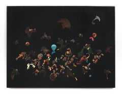 "SCINTILLATOR" Abstract Painting 36" x 48" inch by Cameron Michel