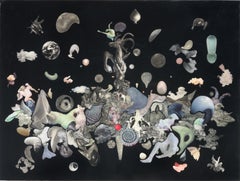 "U - 235" Quadro astratto 48" x 66" pollici di Cameron Michel