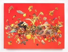 "ZIRCALLOY" Abstract Painting 48" x 66" inch by Cameron Michel