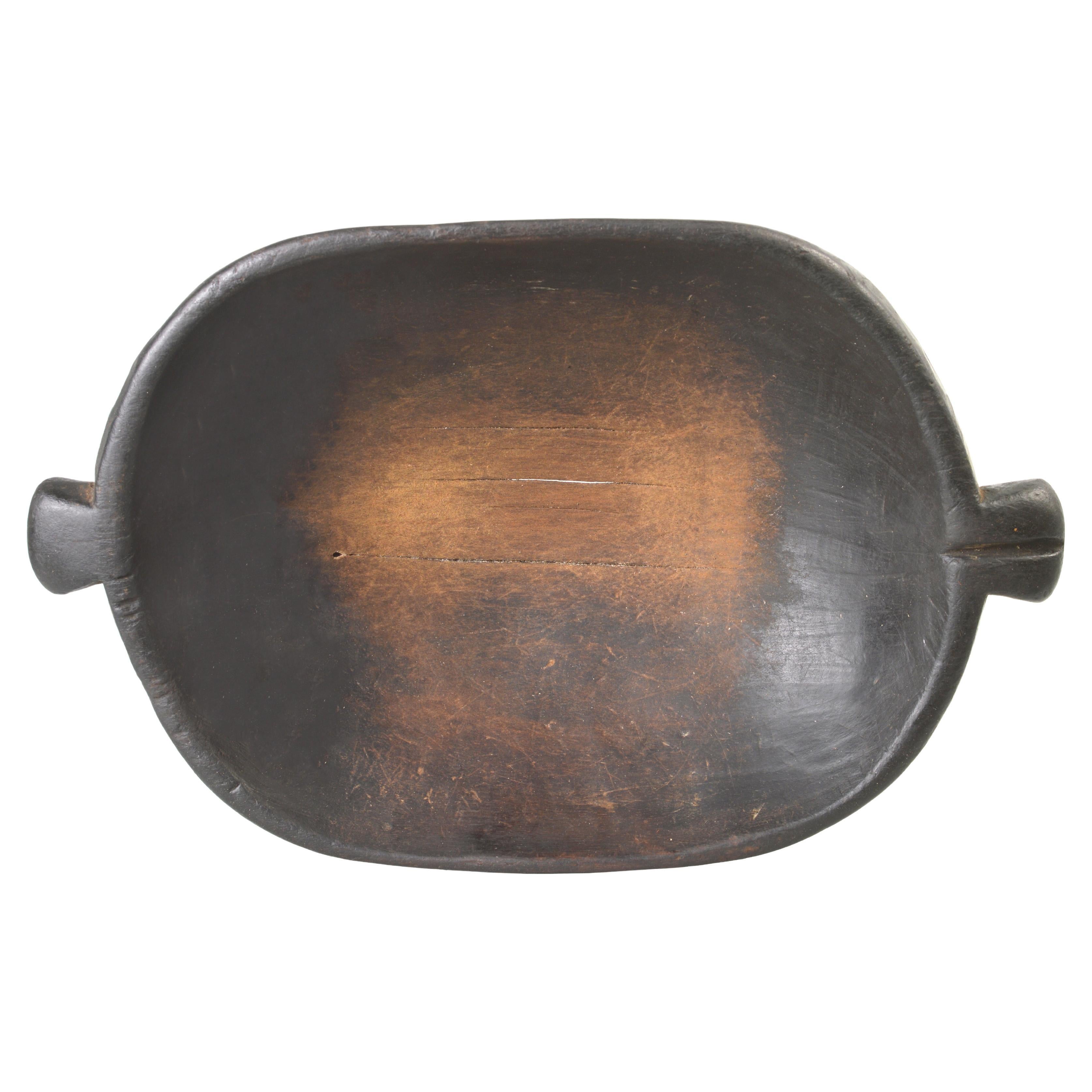 Cameroon Grassfields Bowl with Two Spouts For Sale