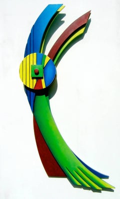 Used DANCER contemporary wall sculpture 