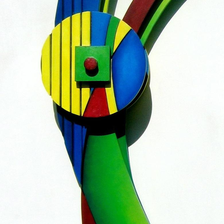 DANCER - Abstract Geometric Sculpture by Camey McGilvray