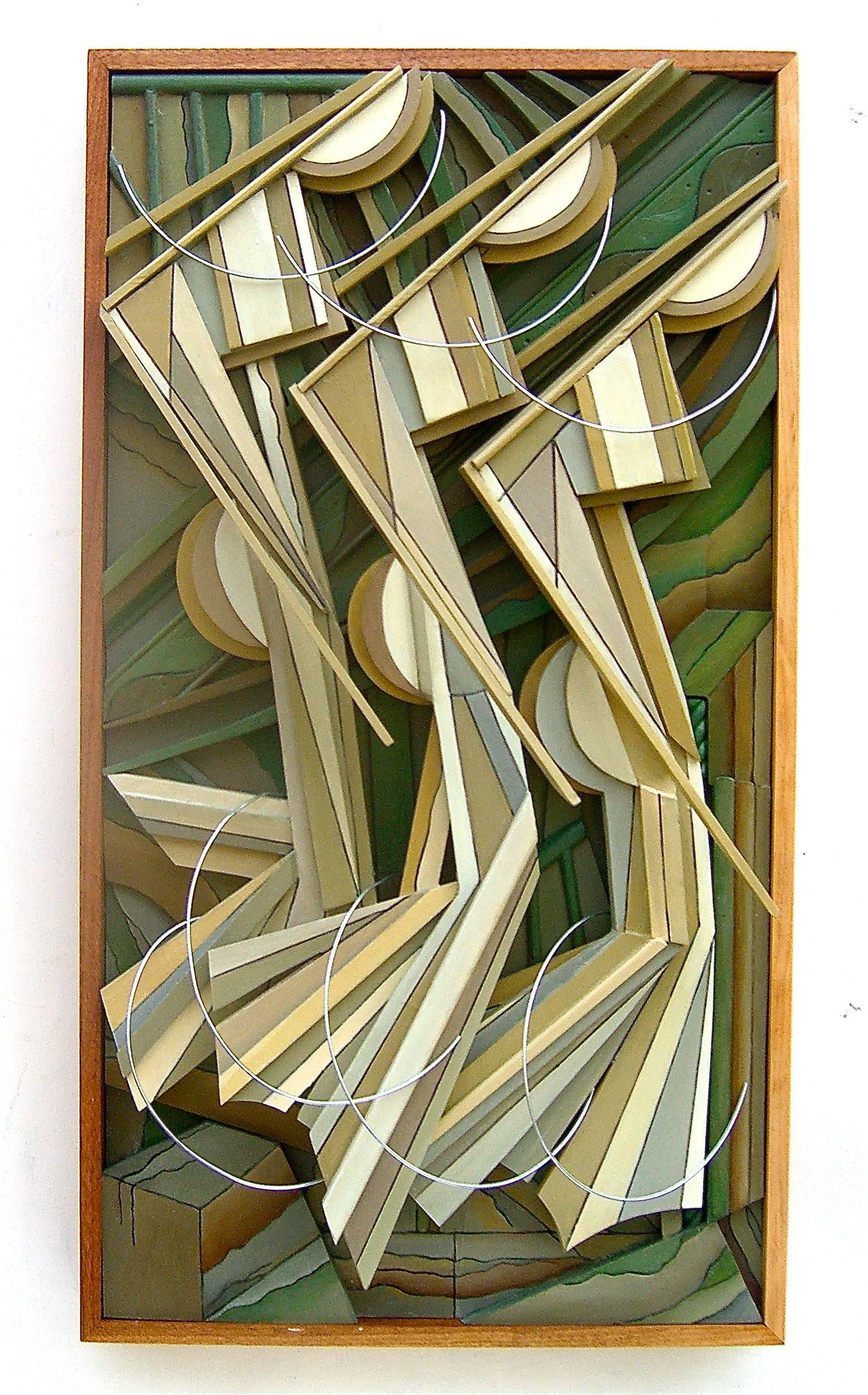 Camey McGilvray Abstract Sculpture - NUDE DESENDING A STAIRCASE (Homage to Marcel Duchamp)