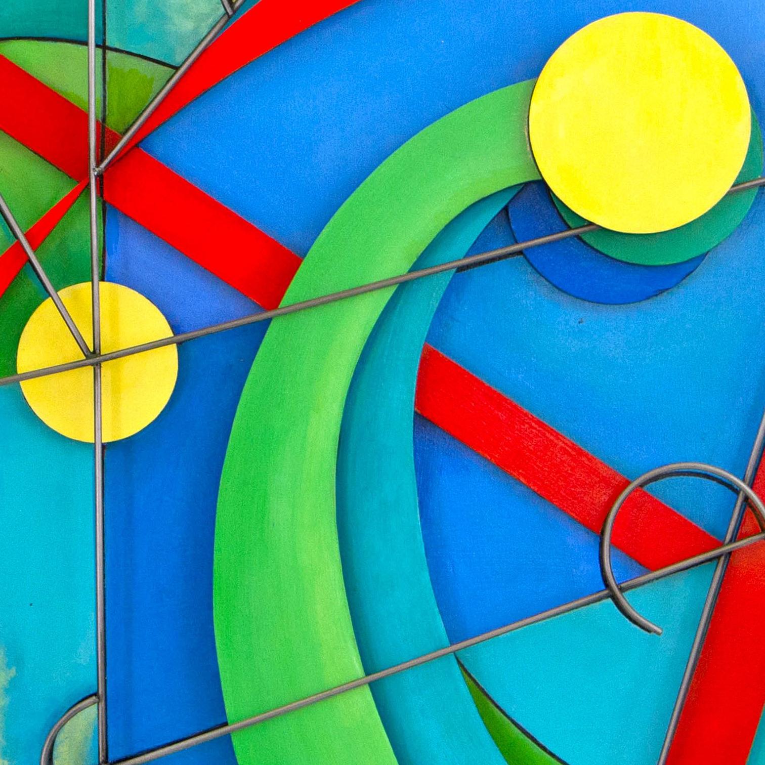 SEVEN MOONS - Abstract Geometric Sculpture by Camey McGilvray