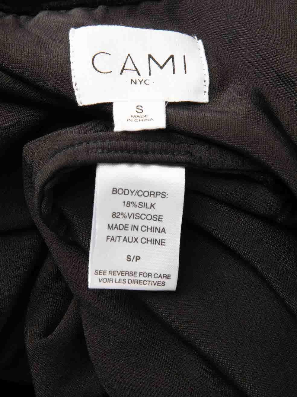 Women's Cami NYC Black Velvet Spaghetti Strap Camisole Size S For Sale