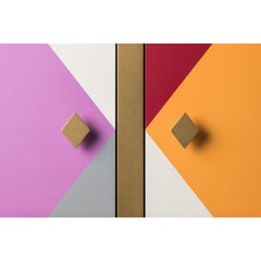 Camicia Corta Cabinet in Powder-Coated Aluminum by altreforme