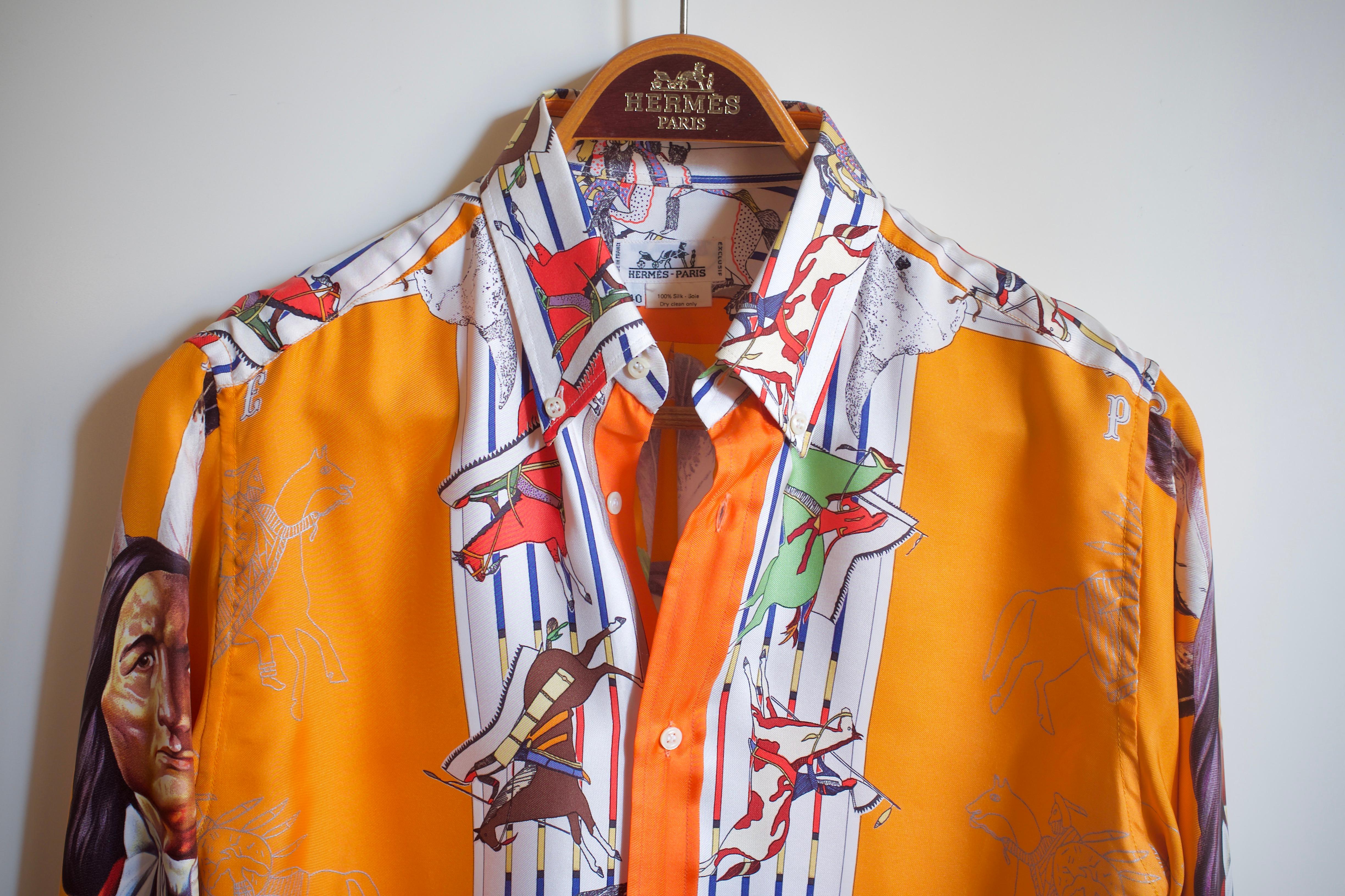 Orange Hermès Shirt