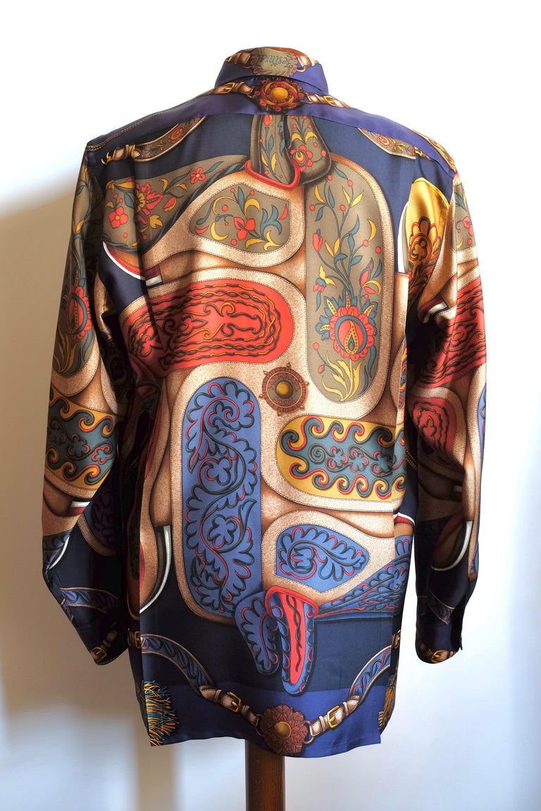 本日限定値下げ⭕️［美品］OLD HERMES シルクシャツ HERMES ｜ MixTHINKS（ミックスシンクス） ｜ ヴィンテージ