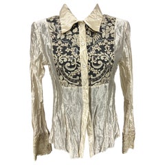 Camicia in pizzo Mariella Burani pari al nuovo