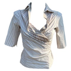 Camicia incrociata con drappeggio Kenzo Paris