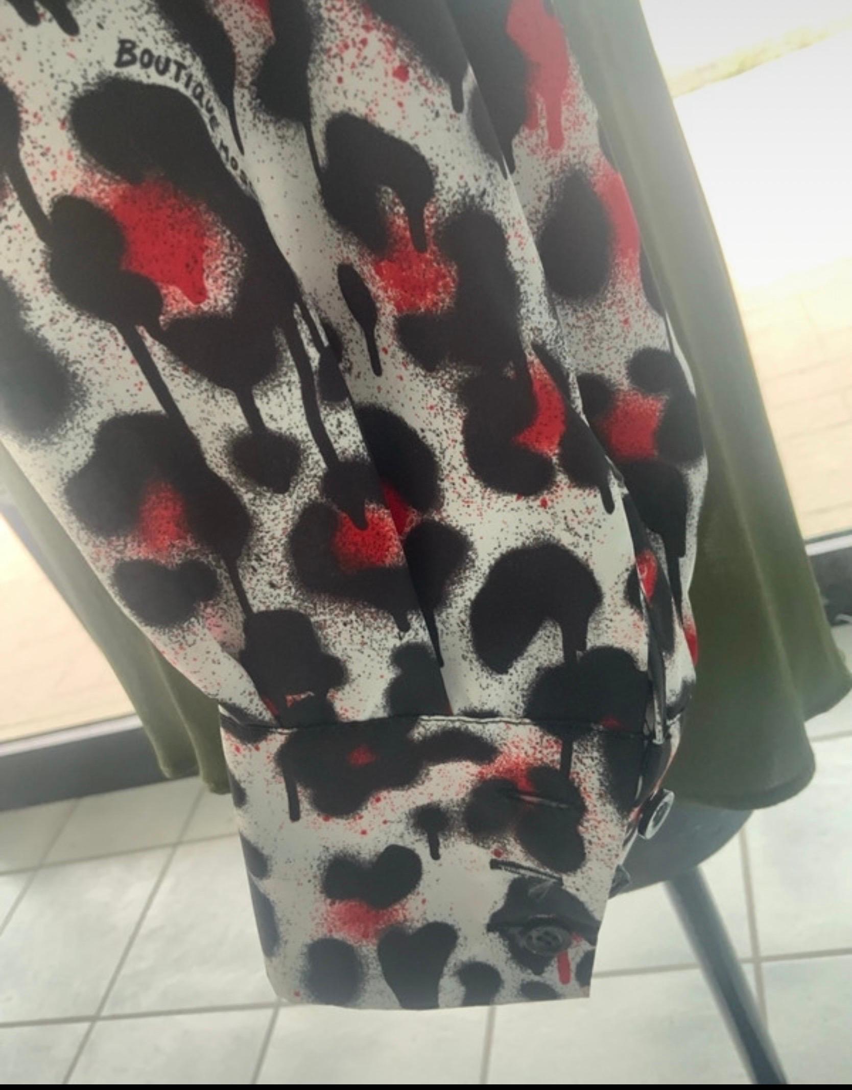 Camicia Moschino multicolor nuova con cartellino For Sale 4