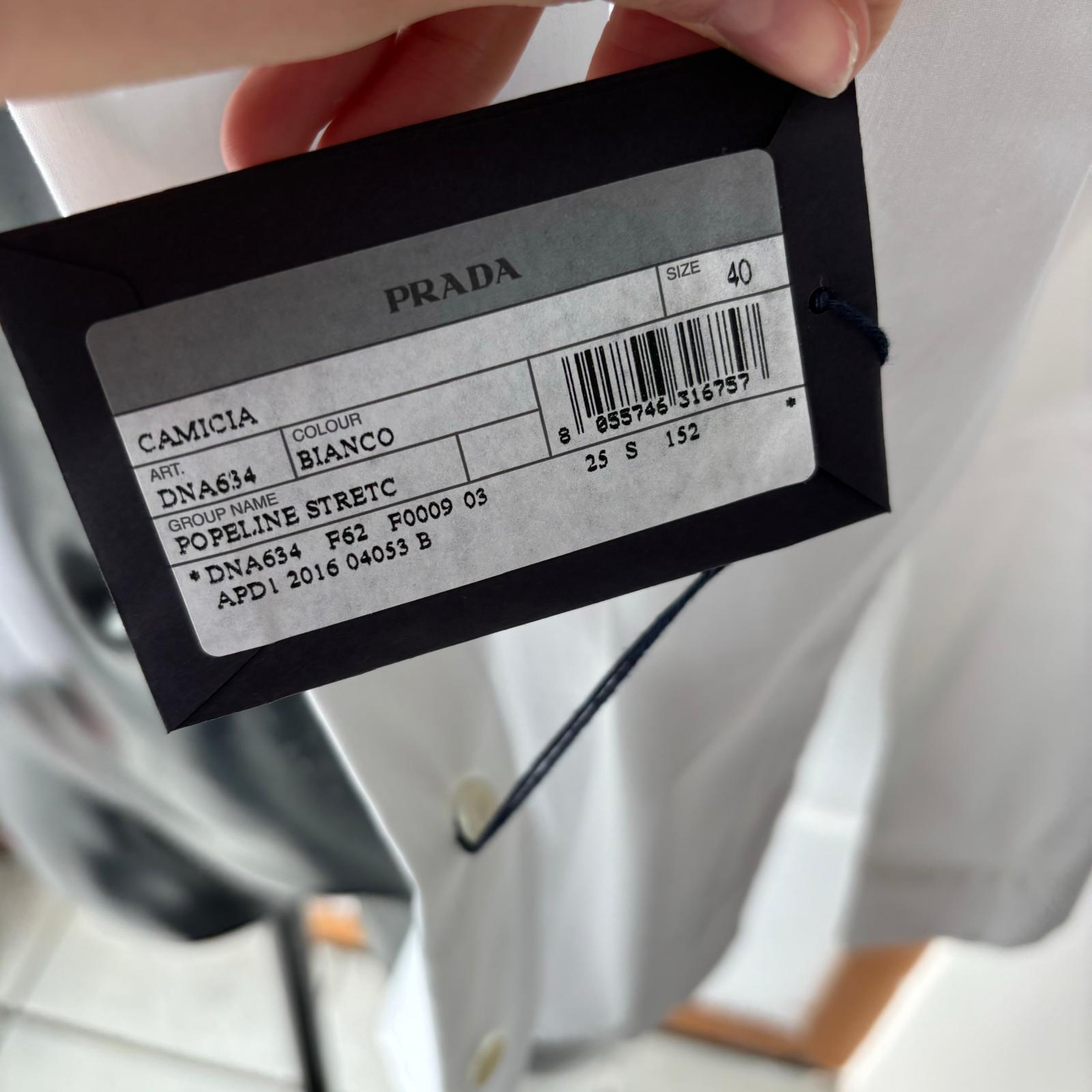 Camicia Prada nuova con cartellino in vendita 1