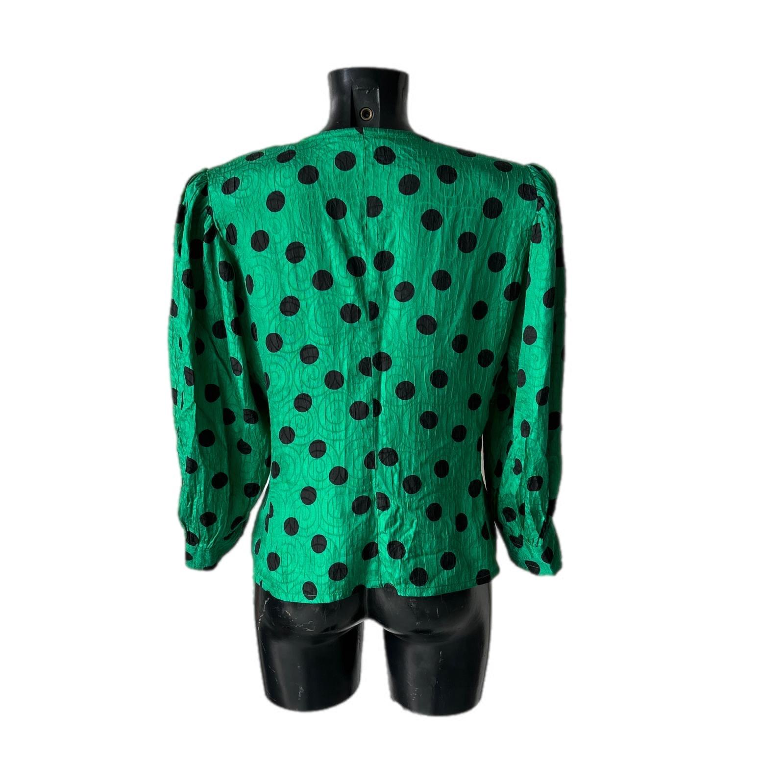 Blue Yves Saint Laurent shirt 1980s in very good Condition For Sale