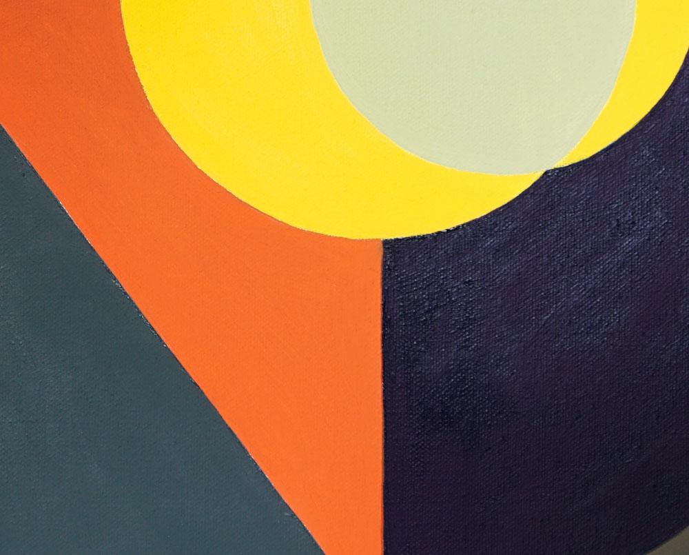 Symétrie dynamique (peinture abstraite) - Abstrait Painting par Camila Quintero