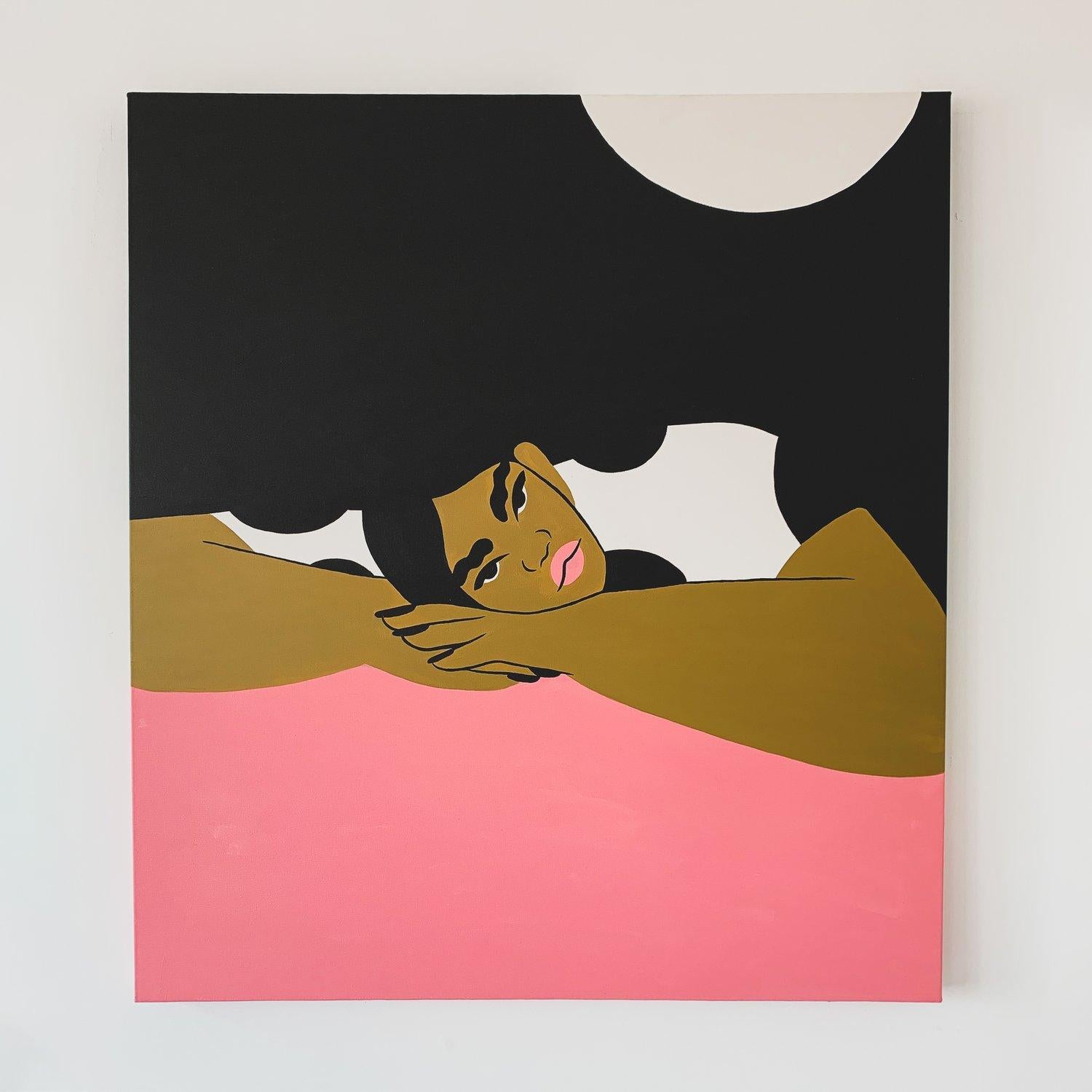 Müde und brasilianisch – Painting von Camila Rosa