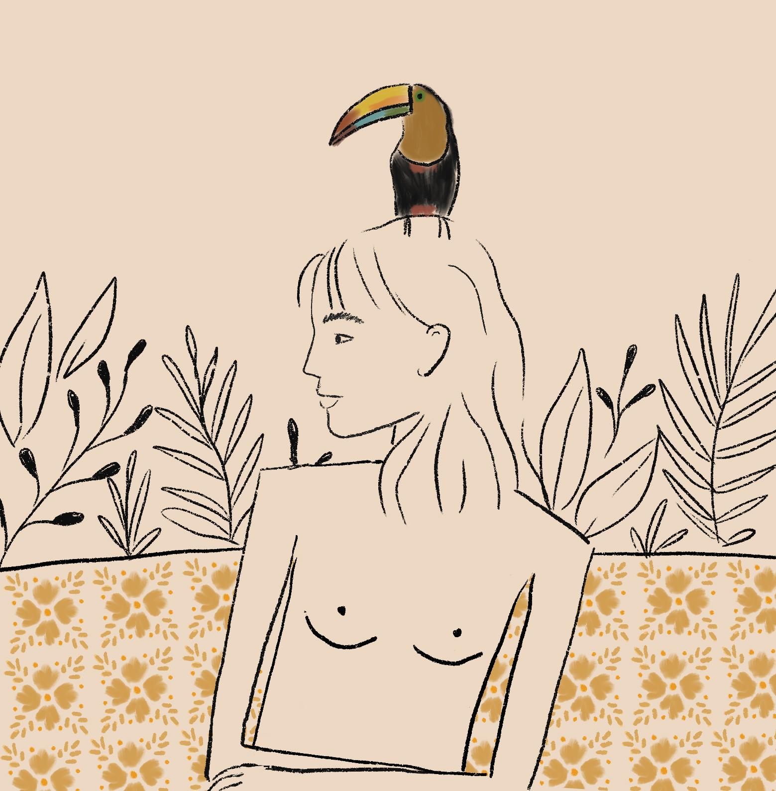 Camila Tobon Abstract Print - Sketch #3