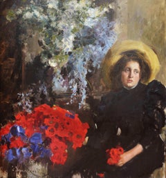 Giovane ragazza con Papaveri (Junges Mädchen mit Mohnblumen) 