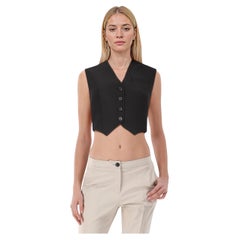 CAMILLA AND MARC Black Ortega Mini Vest Size XS