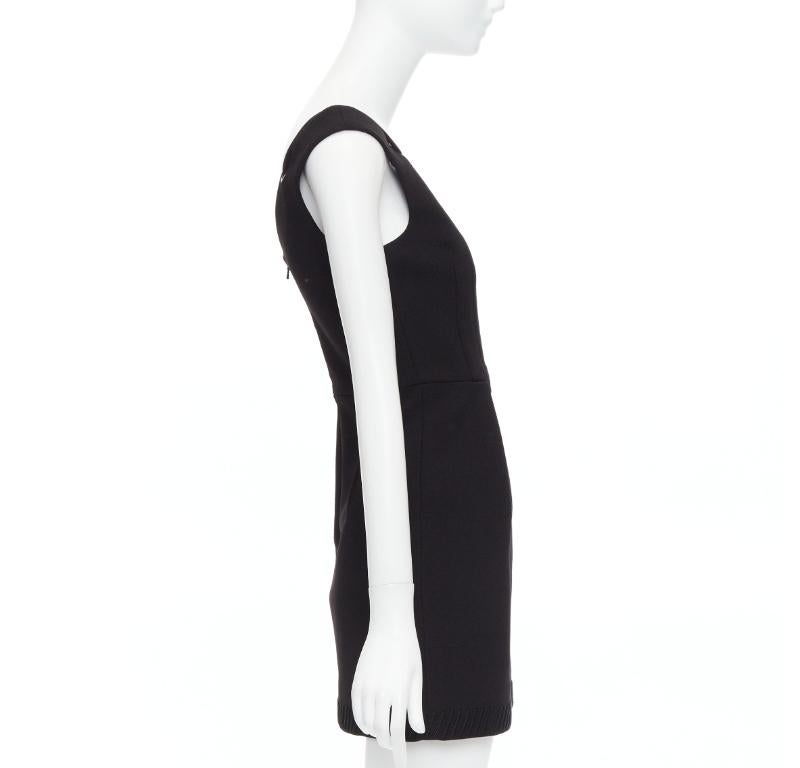 CAMILLA AND MARC Stella minivestido negro de hombros fríos con apliques de cuerda UK6 XS en Excelente estado para la venta en Hong Kong, NT