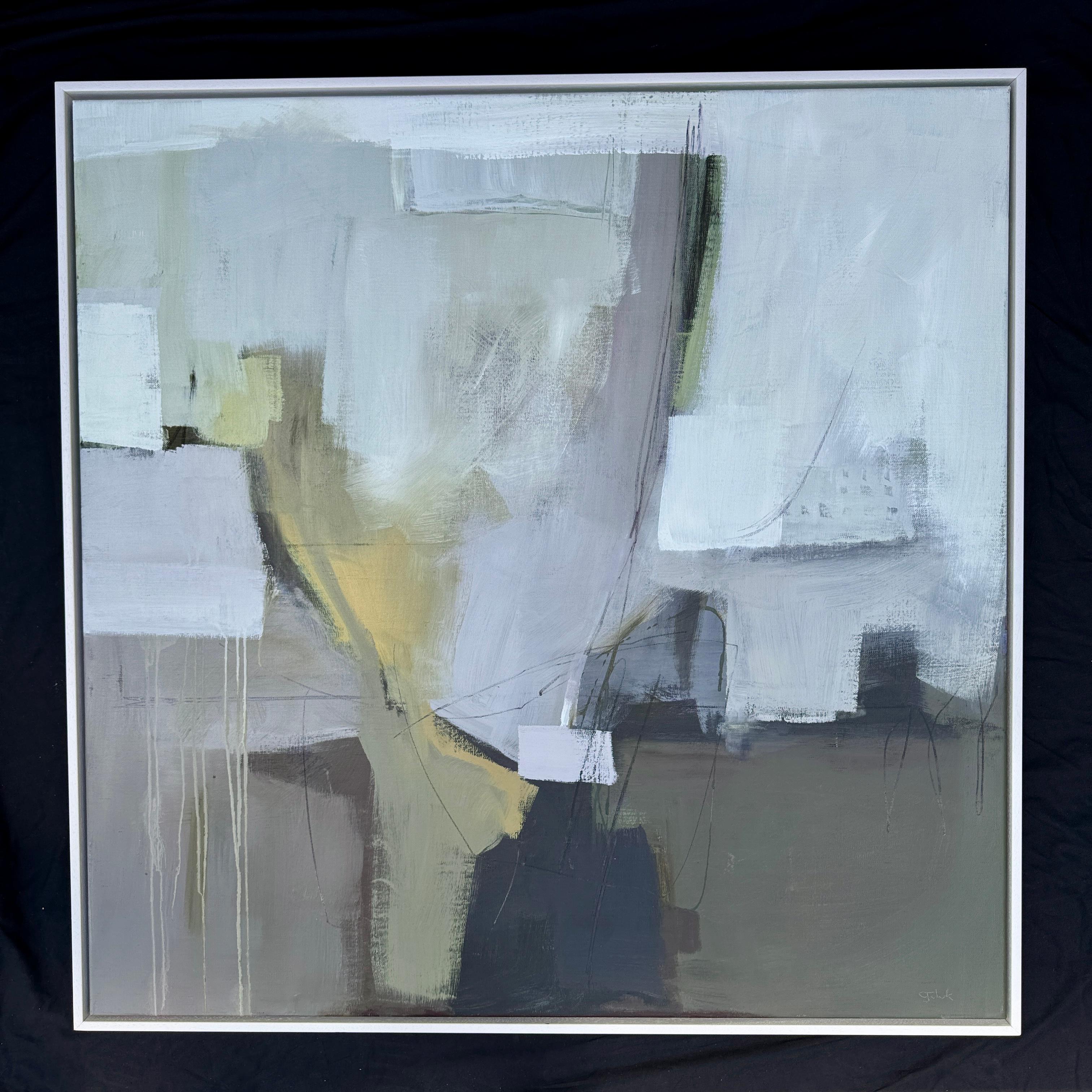 Cadenza, Pittura originale, Astratto, Paesaggio in vendita 1