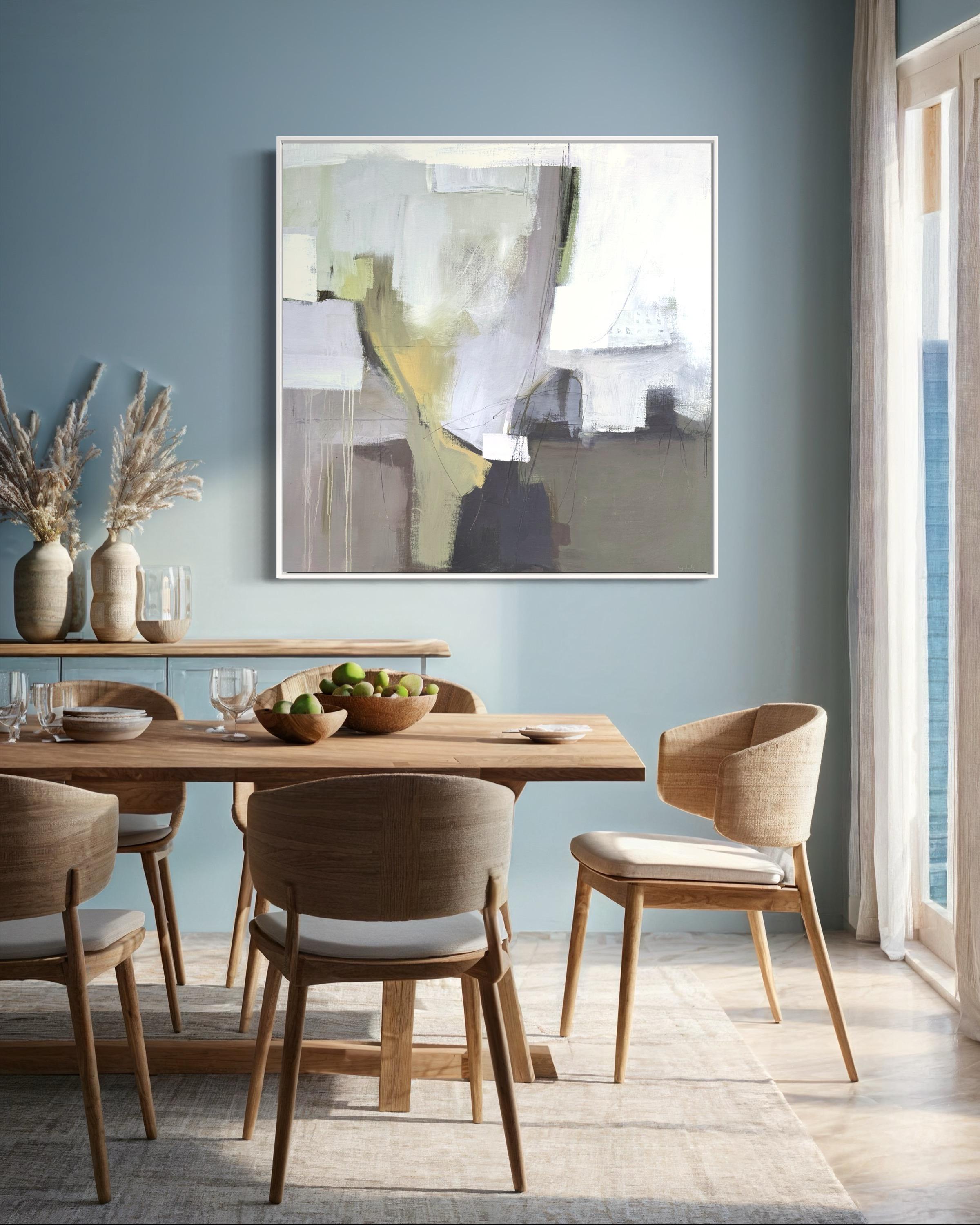 Cadenza, Pittura originale, Astratto, Paesaggio in vendita 3