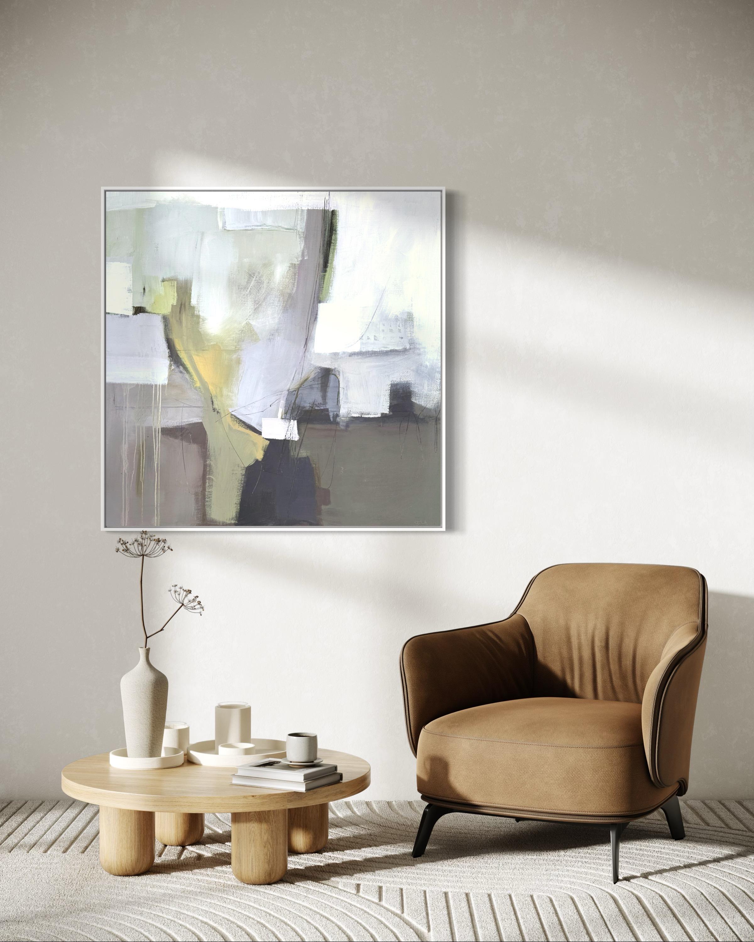 Cadenza, Pittura originale, Astratto, Paesaggio in vendita 5