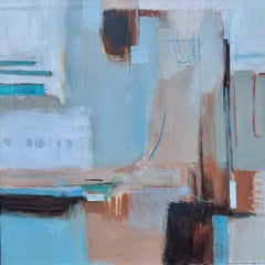 Sabbia cobalto, Contemporaneo, Astratto, Originale