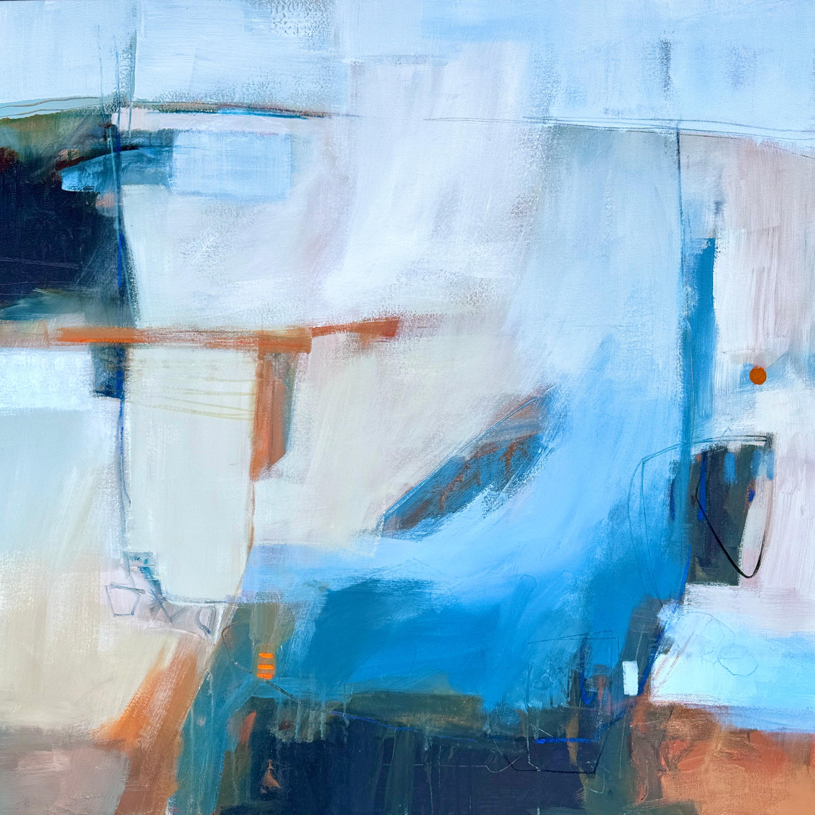 Abstract Painting di Camilla Clark - Vieni con me, Quadro originale, Astratto, Paesaggio
