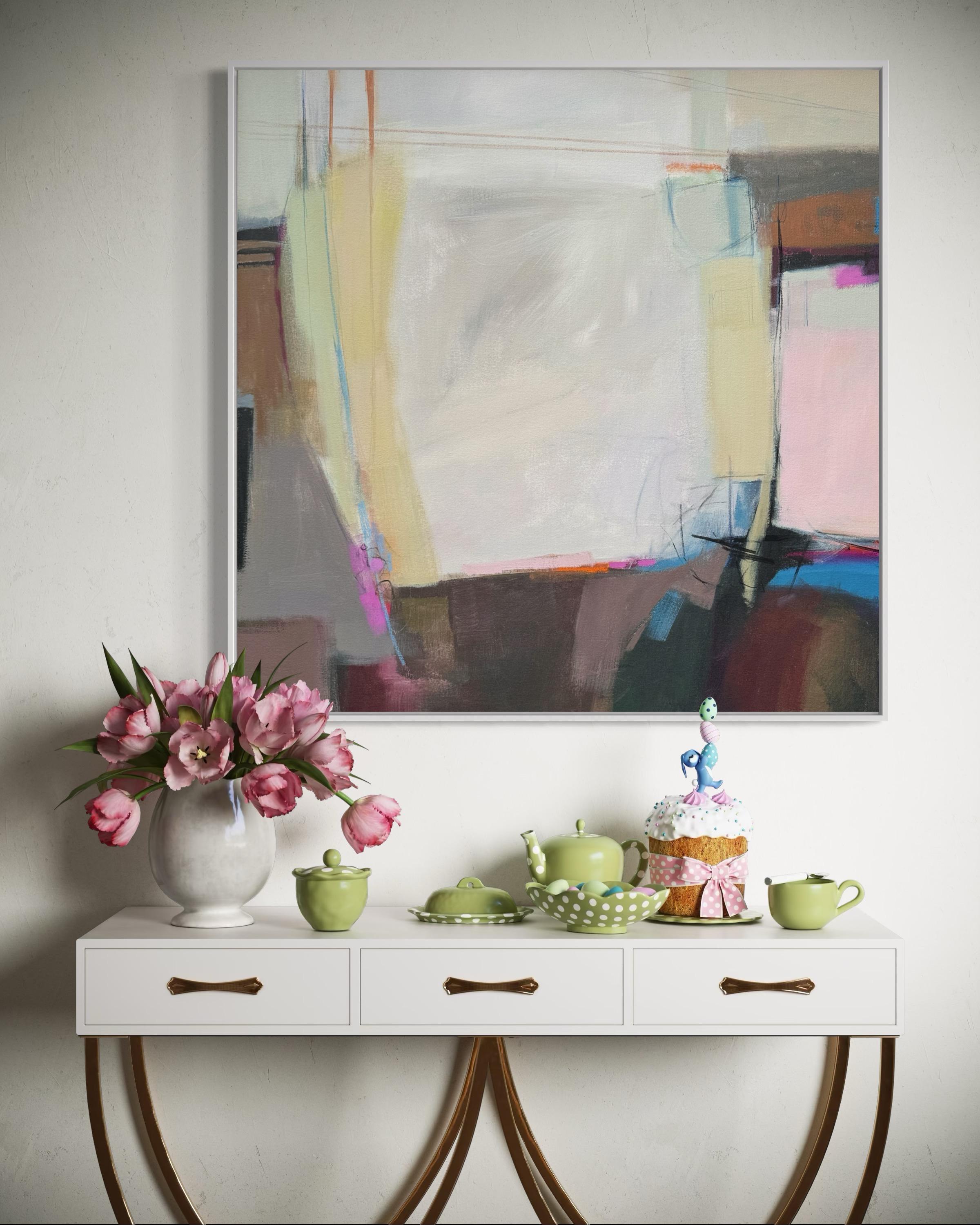 Wiegenlied I - Contemporary, Abstrakt, Original im Angebot 4