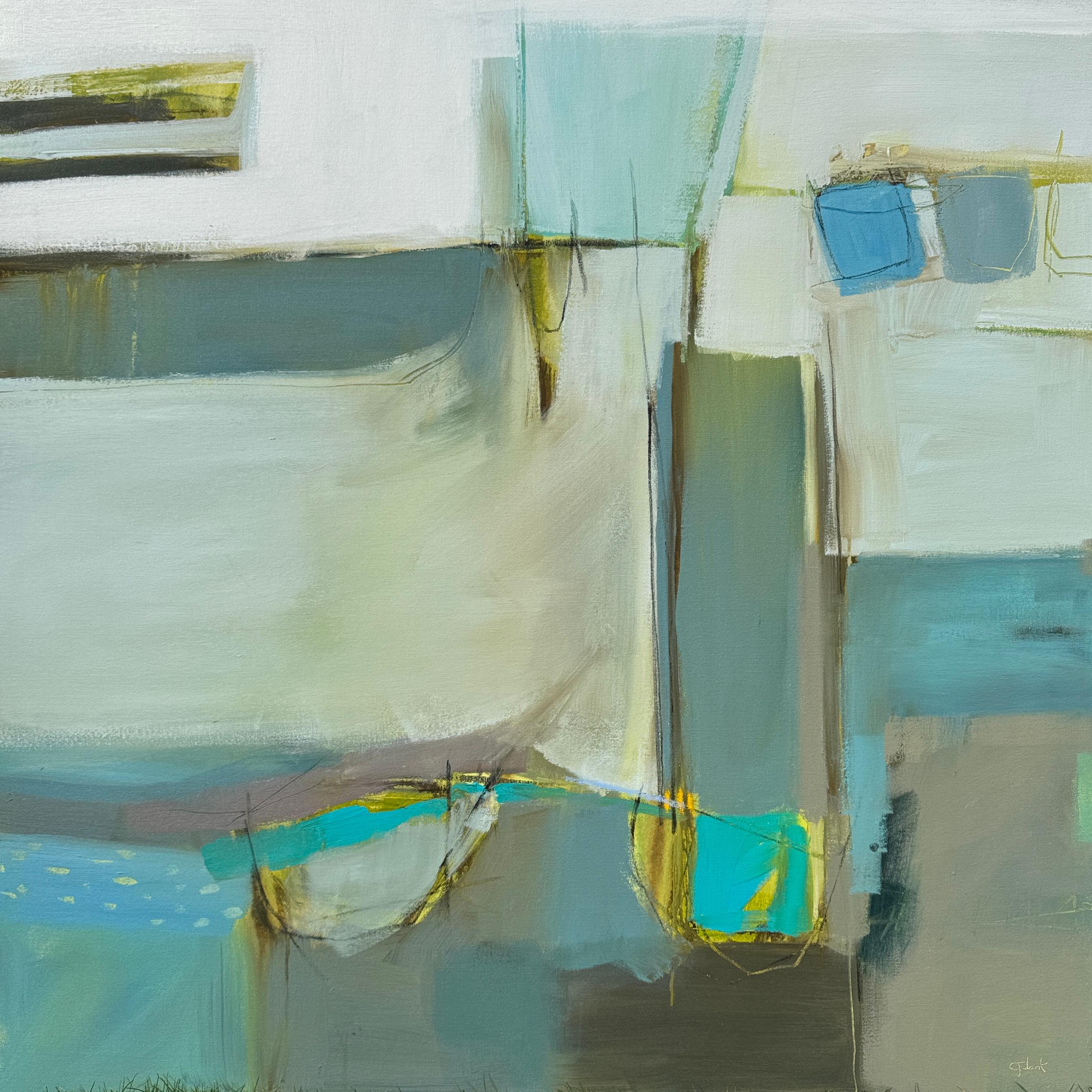 Easy Way Out, Contemporary, Abstract, Original - Painting by Camilla Clark