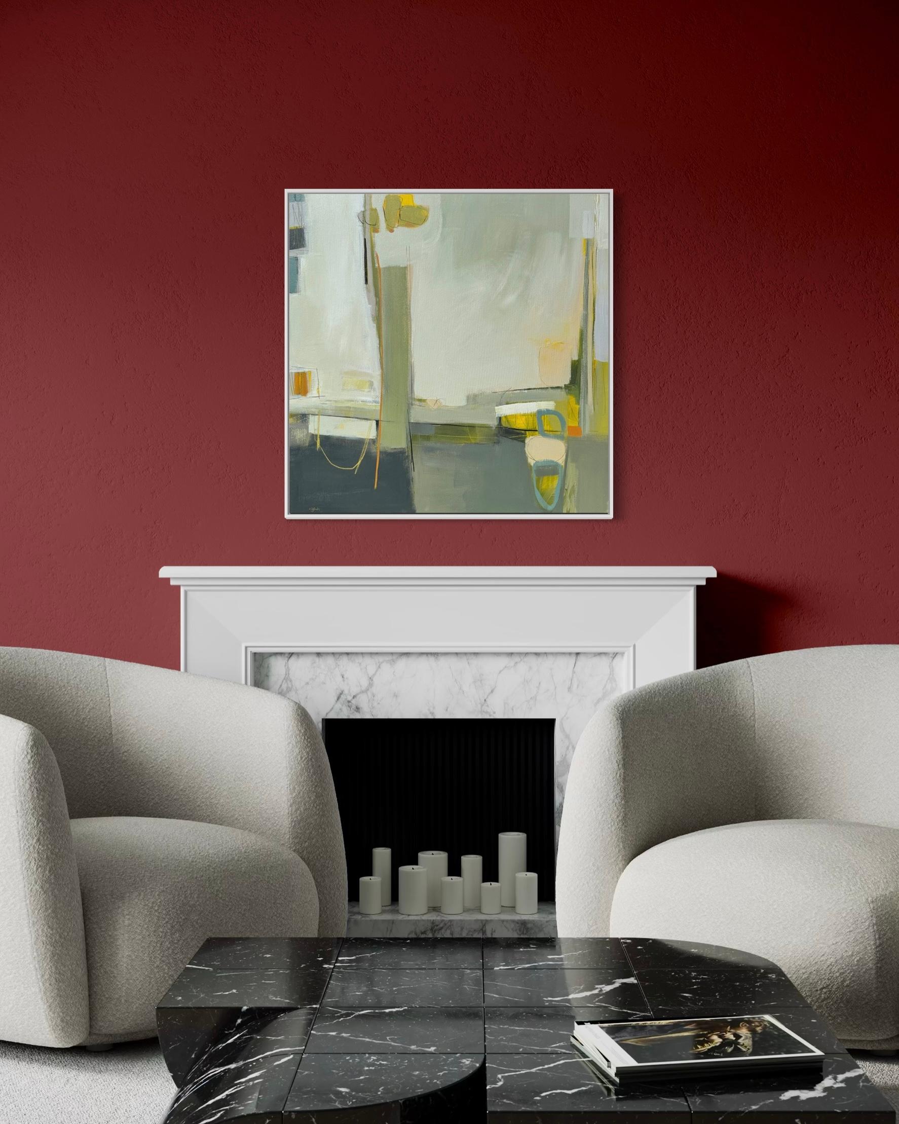 Echos- Contemporary, Abstrakt, Original im Angebot 2