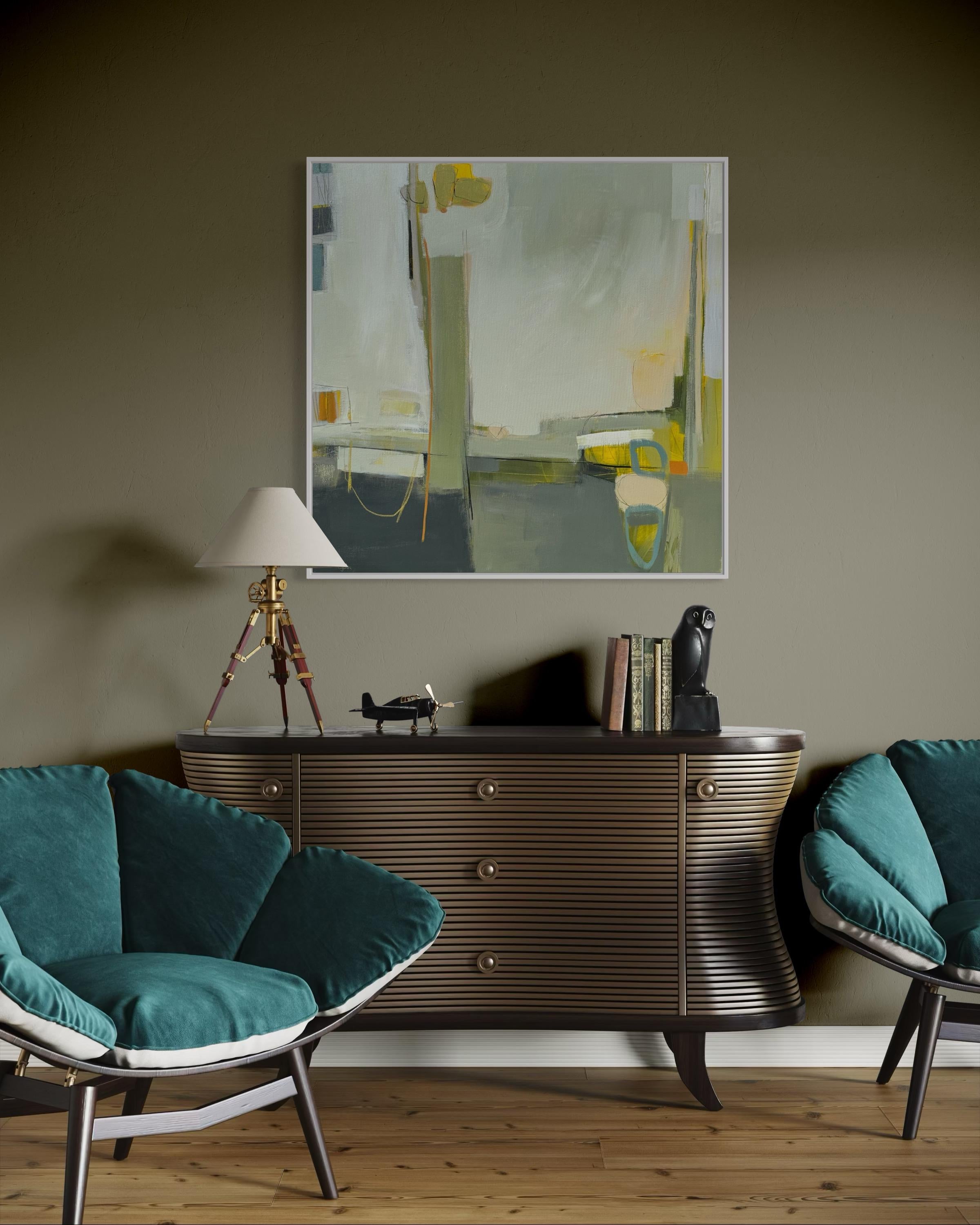 Echos- Contemporary, Abstrakt, Original im Angebot 3
