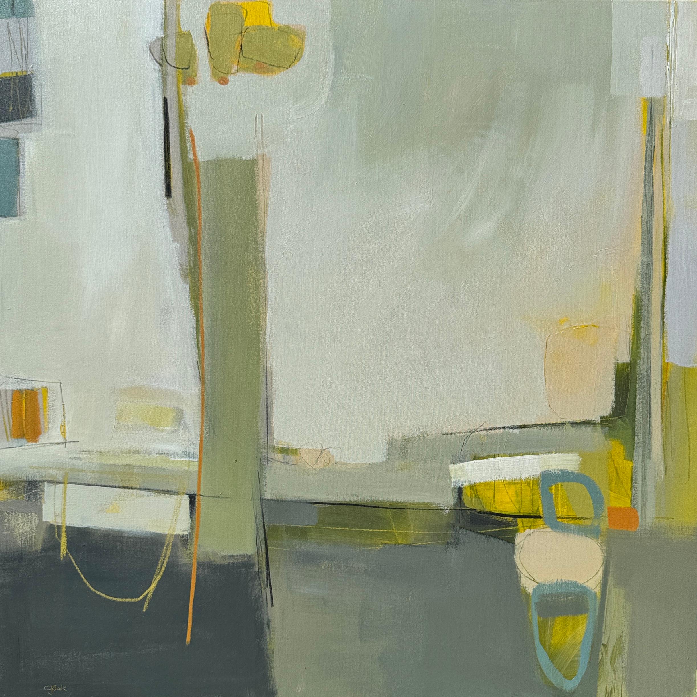 Camilla Clark Landscape Painting – Echos- Contemporary, Abstrakt, Original