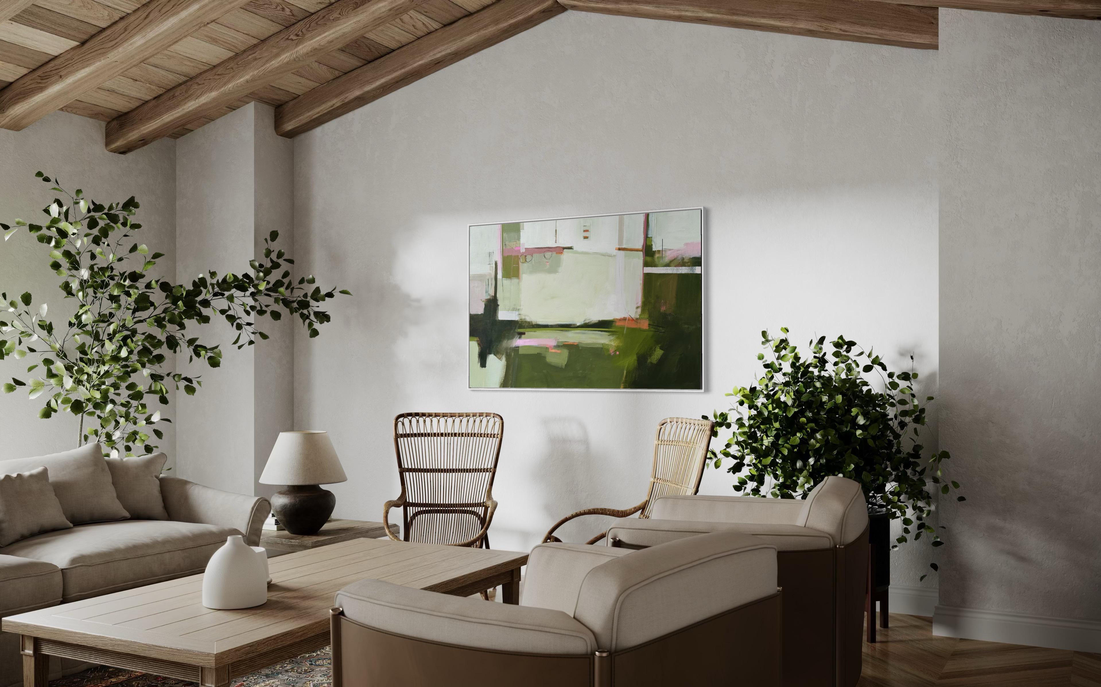Glade Hollow, Contemporain, Abstrait, Original en vente 1