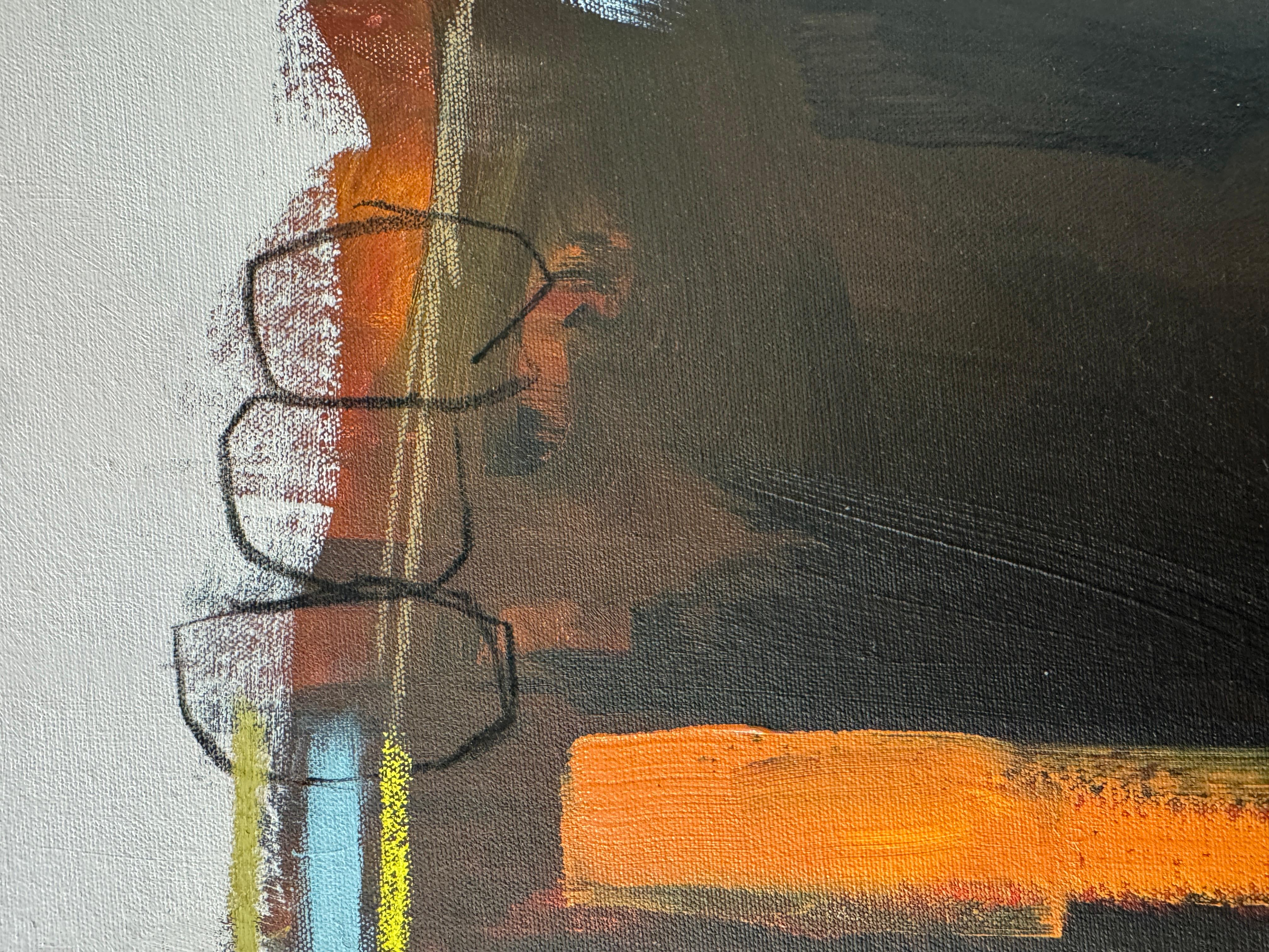 Guardare avanti - Contemporaneo, astratto, originale - Painting di Camilla Clark