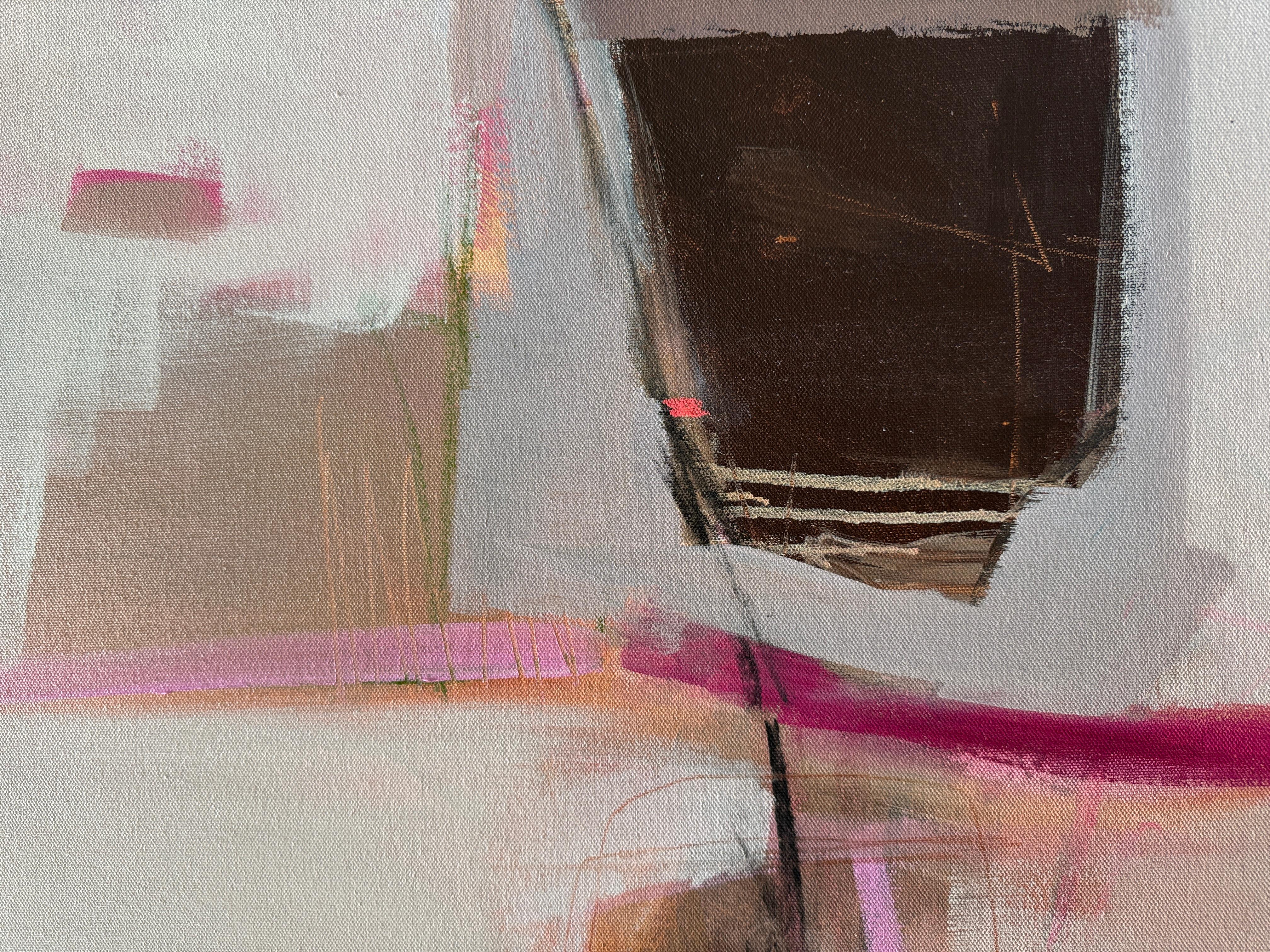 Mocha Latte - Abstract, Contemporary, Original For Sale 1