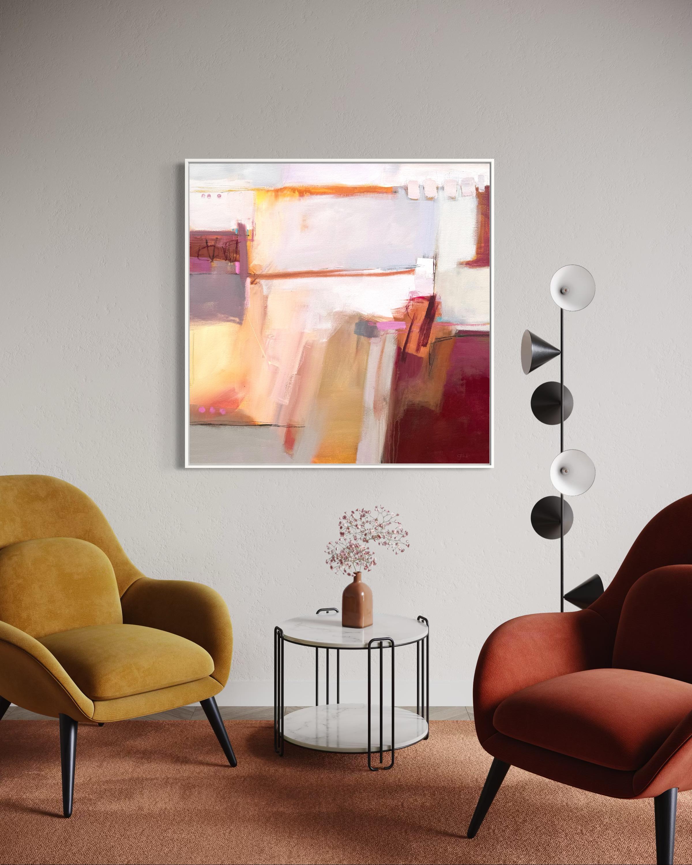 September Solace, Contemporary, Abstract, Original - Painting by Camilla Clark