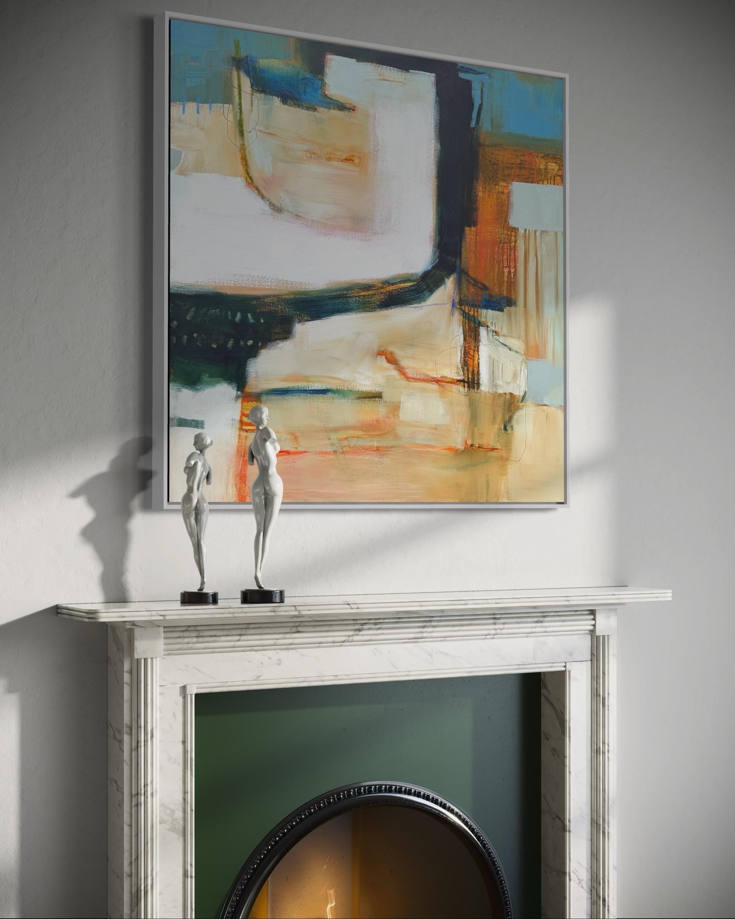 Time Gazing - Zeitgenössisch, Abstrakt, Original im Angebot 1