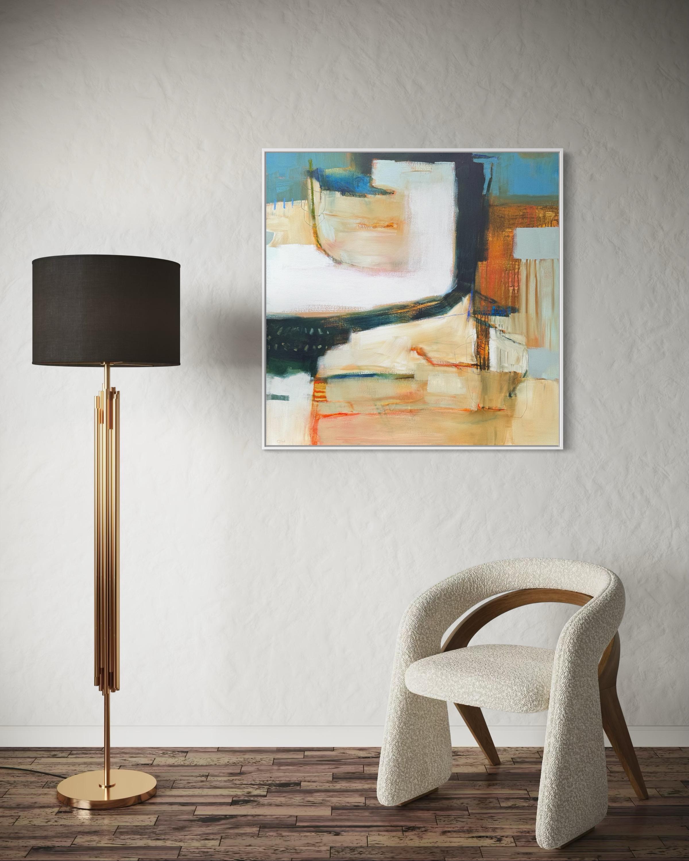Time Gazing - Zeitgenössisch, Abstrakt, Original im Angebot 4