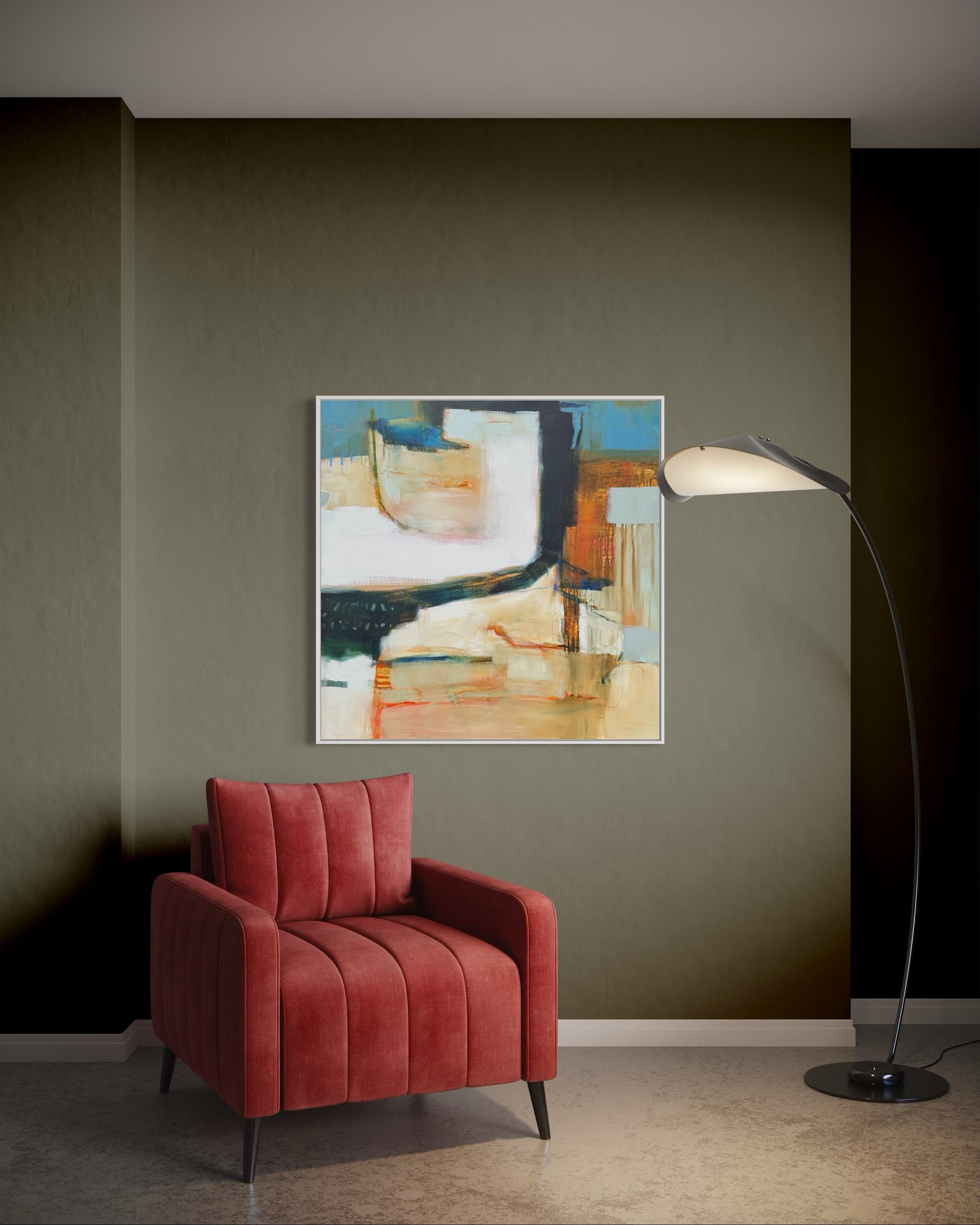 Time Gazing - Zeitgenössisch, Abstrakt, Original im Angebot 5