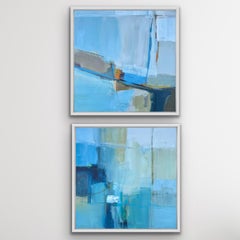 Traces Of Each Other e Harbour And Surf dittico, Pittura originale, Astratto