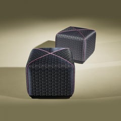 Camilla Contemporary and Customizable Pouf by Luísa Peixoto