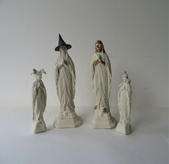 Madonnas altérées, Camilla Hanney, 2020, porcelaine coulée et fabriquée à la main