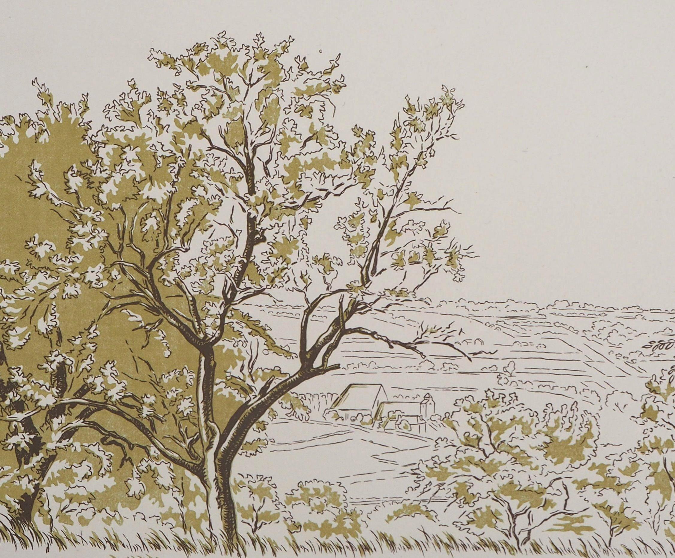 Camille BELTRAND (1877-1951)
Paesaggio tranquillo in Normandia, 1924

Xilografia originale
Firmato a matita
Numerato /105
Su pergamena 32,5 x 25,5 cm (circa 13 x 10 pollici)
Porta il timbro a secco dell'editore 