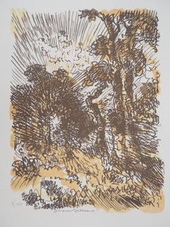 Wild Forest - Original wooodcut, Handsigned & Numbered